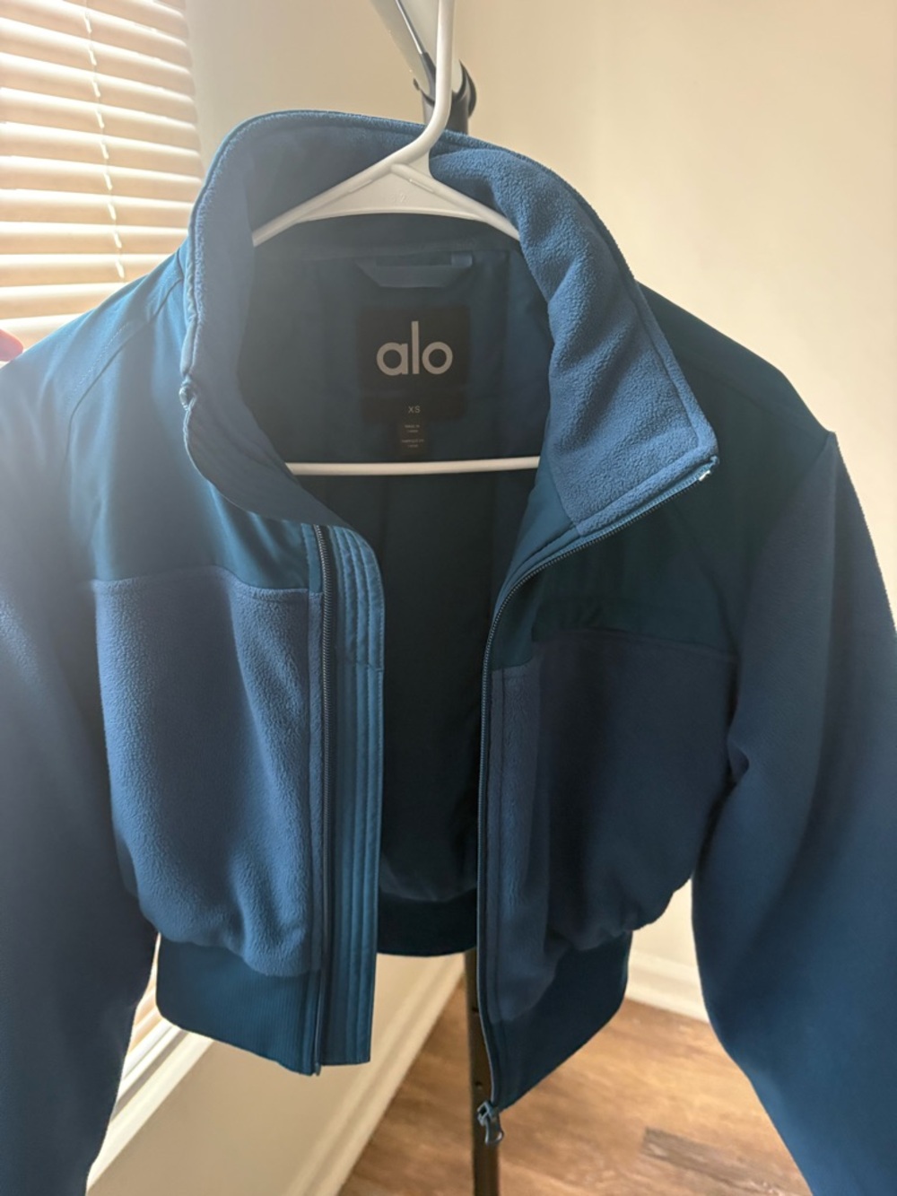Alo Blue Full-Zip Jacket